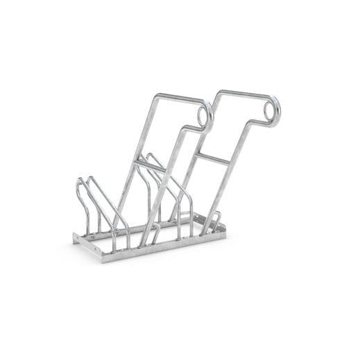 Floor-mounted bike rack - 2602 - wsm Raumsysteme - for public space / for parking lot / galvanised steel