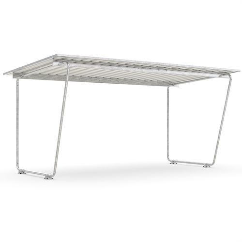 Public space multi-function shelter - Siegen S18 - wsm Raumsysteme - storage / for parking lot