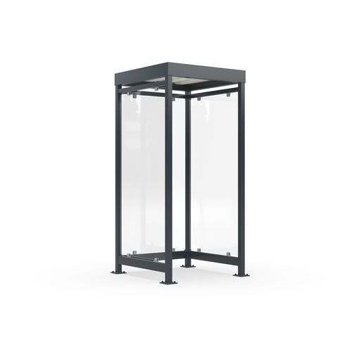 Public space multi-function shelter - Köln K1 a/a - wsm Raumsysteme - for urban areas