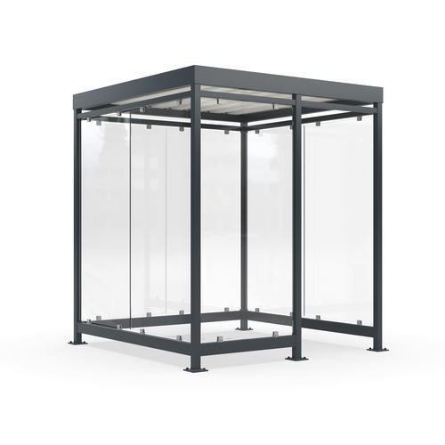 Public space multi-function shelter - Köln K2 c/b - wsm Raumsysteme - for urban areas