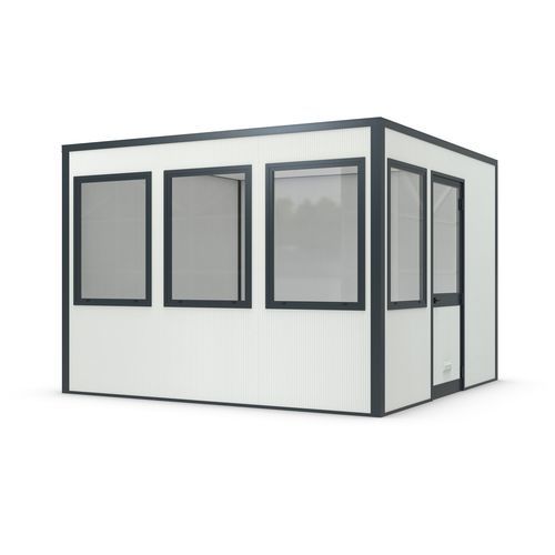 Office use prefab cabin - SmartUnit 12c - wsm Raumsysteme - for technical use / modular