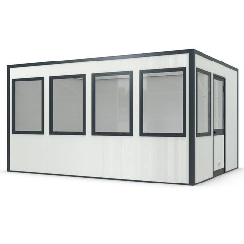 Office use prefab cabin - SmartUnit 14c - wsm Raumsysteme - for technical use / modular