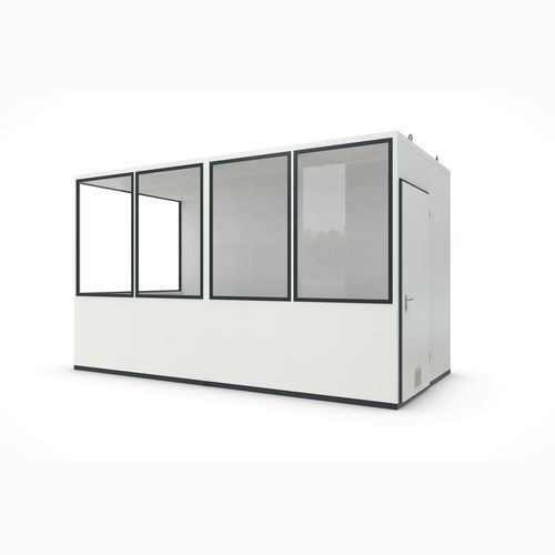 Office use prefab cabin - MultiRoom Basic 10 - wsm Raumsysteme - for reception areas / modular