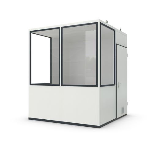 Office use prefab cabin - MultiRoom Basic 5 - wsm Raumsysteme - for reception areas / modular