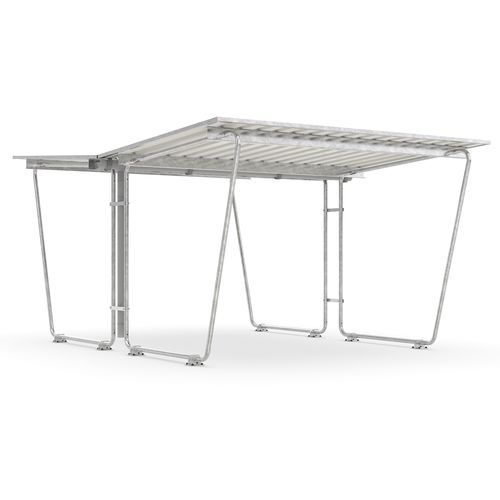 Public space multi-function shelter - Siegen S27 - wsm Raumsysteme - storage / for parking lot