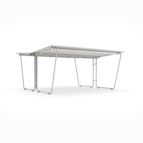 Public space multi-function shelter - Siegen S28 - wsm Raumsysteme - storage / for parking lot