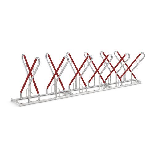 Floor-mounted bike rack - 0522 XBF - wsm Raumsysteme - secure / vandal-proof / for public space
