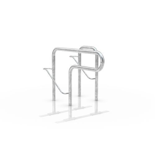 Floor-mounted bike rack - Strap 22 - wsm Raumsysteme - secure / vandal-proof / for public space