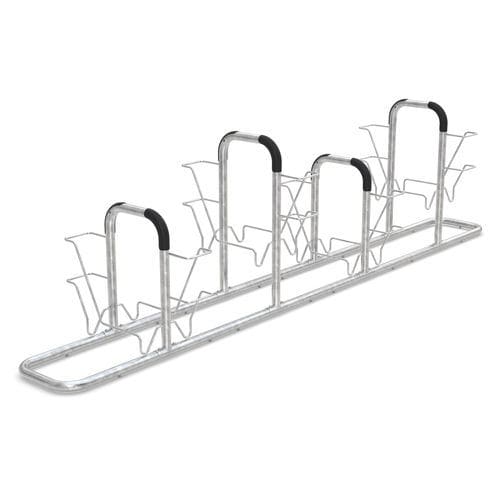 Floor-mounted bike rack - 6108 - wsm Raumsysteme - secure / vandal-proof / for public space