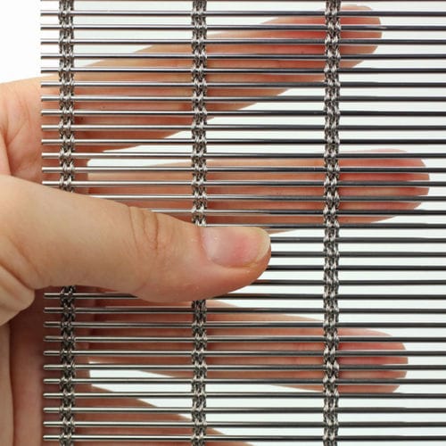 Stainless steel wire mesh - ROPES 25 - MeshArt Dorstener Drahtwerke - architectural / elongated mesh / close-knit mesh