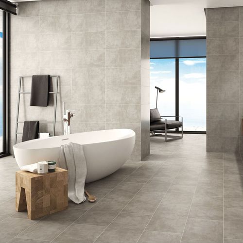Porcelain stoneware tile - PORTLAND - Alcalagres - polished / matte / natural finish