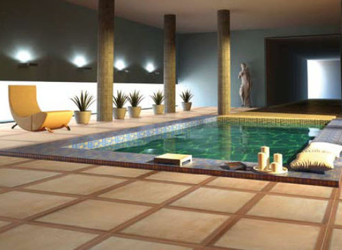 Porcelain stoneware tile - LENA - Argenta cerámica - matte / indoor / poolside