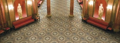 Porcelain stoneware mosaic tile - MONASTIR - Argenta cerámica - polished / indoor / floor