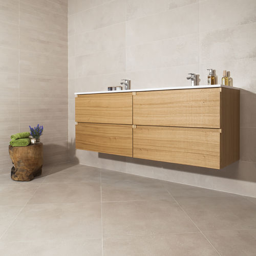 Porcelain stoneware tile - FRAME - Azulev - polished / embossed / indoor