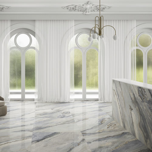 Porcelain stoneware tile - PALISSANDRO - Azuvi - polished / indoor / living room
