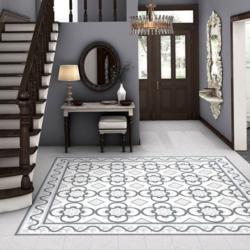 Indoor tile - LUCCA - Codicer - floor / porcelain stoneware / patterned