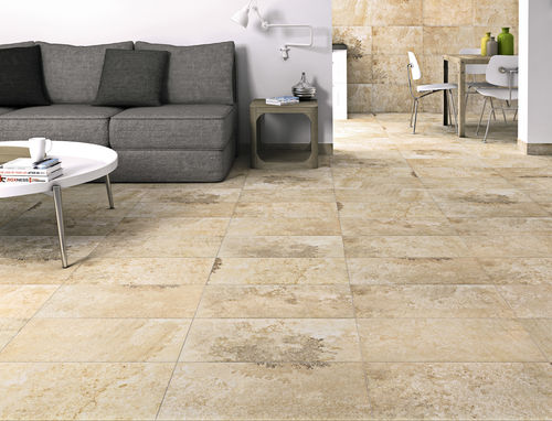 Porcelain stoneware tile - BAVARIA - Cristal Cerámicas - matte / indoor / living room