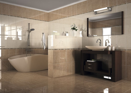 Ceramic tile - AITANA - Cristal Cerámicas - high-gloss / indoor / bathroom