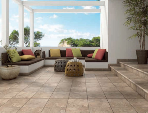 Porcelain stoneware tile - ROCKS - Gres de Aragón - polished / indoor / poolside
