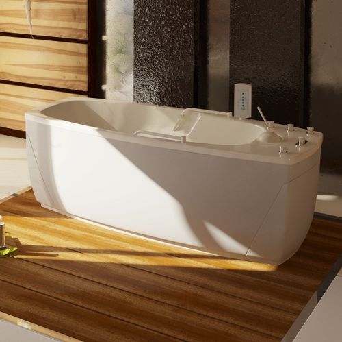 Hydromassage bathtub - HYDROXEUR® FLORIDA 100 - Trautwein - oval / free-standing / acrylic