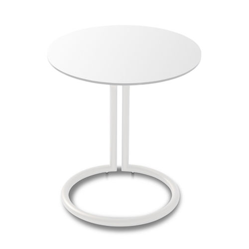 Contemporary side table - K95 CIRCLE  - Ronald Schmitt Design - wooden / glass / ceramic