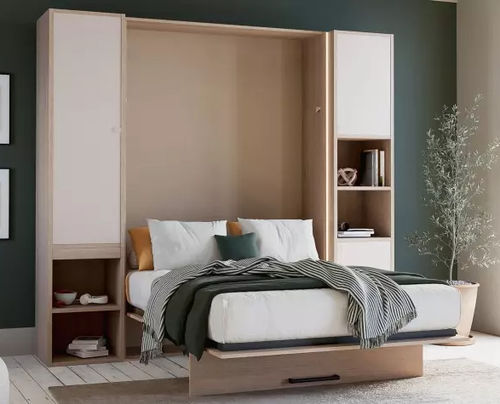 Wall bed - SMART - Meubles Célio - double / contemporary / with in-base storage