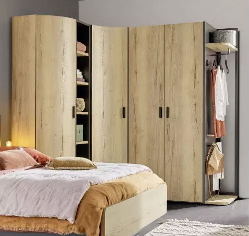 Modular wardrobe - EIFFEL - Meubles Célio - contemporary / melamine / with swing doors
