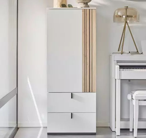 Contemporary chiffonier - OPALE - Meubles Célio - melamine / white
