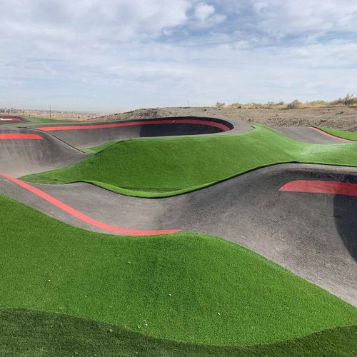 Bikepark pumptrack - BROOMFIELD, CO - World Skate Parks - asphalt
