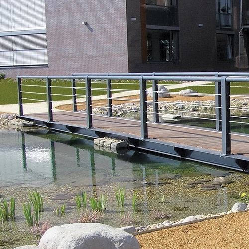 Stainless steel railing - CYDLIMIT - mmcité street furniture - cable / outdoor / for balconies