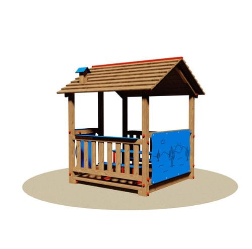 Playground playhouse - NEVADA - Dimo Group Srl - garden / floor-mounted