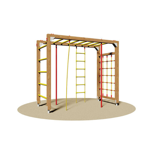 Playground climbing structure - ECUADOR - Dimo Group Srl - wooden / rope