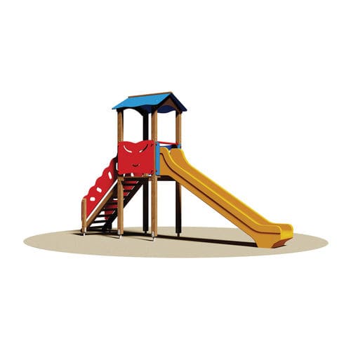 Playground structure - VIRGINIA - Dimo Group Srl - galvanised steel / wooden / polyethylene