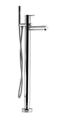Bathtub mixer tap - EASY: 2231 - GATTONI RUBINETTERIA - floor-mounted / chromed metal / bathroom