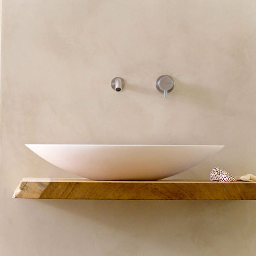 Countertop washbasin - BOWL 2.1 - COCOON - Solid Surface / oval / without hole