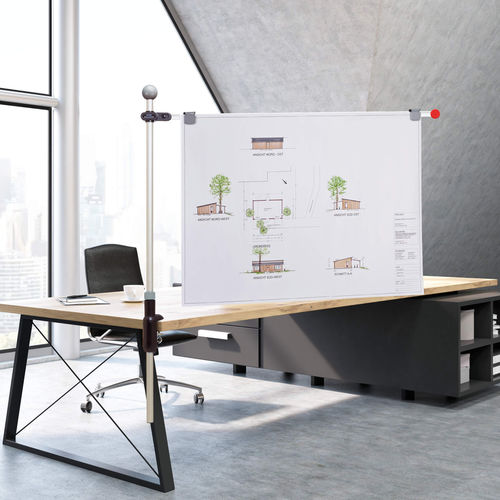 Countertop display panel - MAUL PLANHALTER  - MAUL - indoor / magnetic / metal