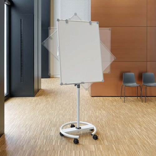 Mobile board - MAULPRO  - MAUL - white / erasable / floor-standing