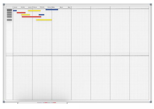 Magnetic board - MAULstandard  - MAUL - white / erasable / wall-mounted