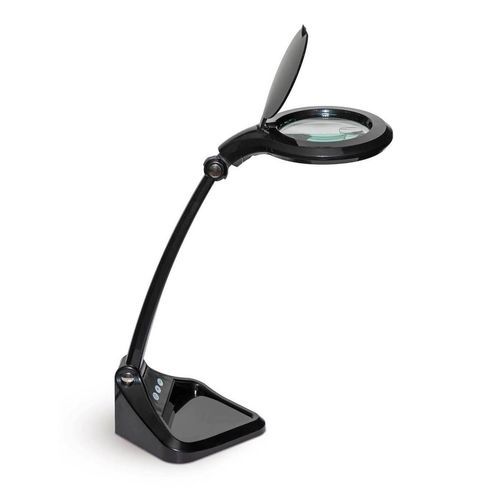 Magnifying lamp - MAULIRIS - MAUL - plastic / contemporary / corded