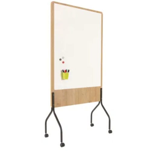 Magnetic board - R810070 - MAUL - white / erasable / floor-standing