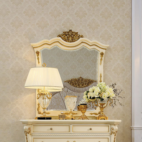 Wall-mounted mirror - 14686 - Modenese Luxury Interiors - for hotel / classic / solid wood