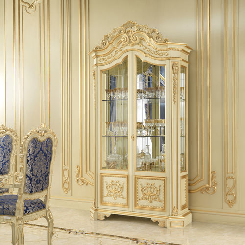 High sideboard - 16126 - Modenese Luxury Interiors - traditional / wooden / with swing doors