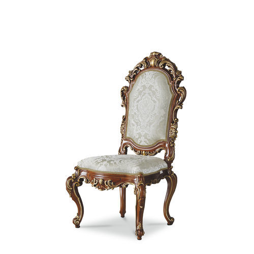 Baroque style chair - 16551 - Modenese Luxury Interiors - indoor / wooden / fabric