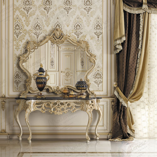 Traditional sideboard table - 16605 - Modenese Luxury Interiors - wooden / marble / home