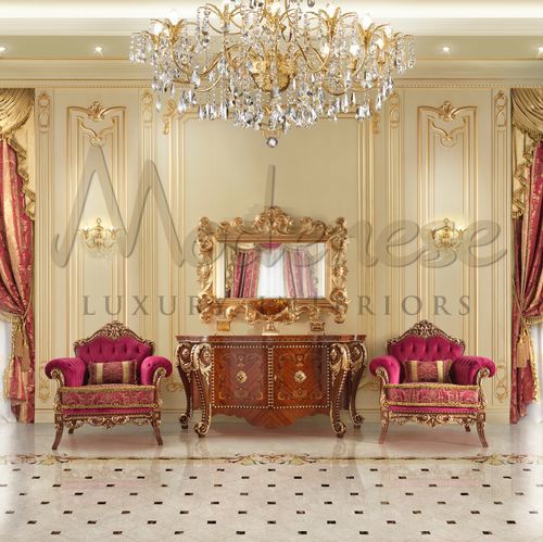 Traditional sideboard - 15139 - Modenese Luxury Interiors - wooden / Made in Italy / with swing doors