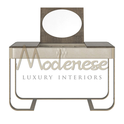 Contemporary dressing table - 20136 - Modenese Luxury Interiors - wooden / bronze / with long legs