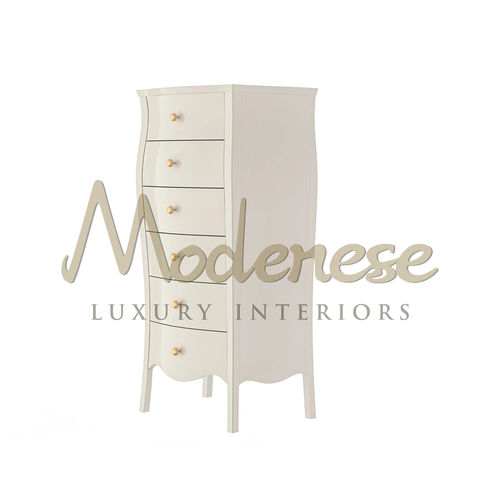 High chest of drawers - 20135 - Modenese Luxury Interiors - modern / wooden / lacquered wood