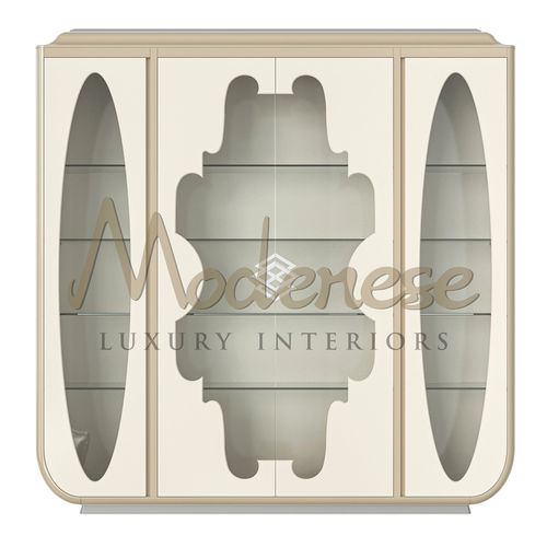 Contemporary display cabinet - 20103 - Modenese Luxury Interiors - free-standing / wooden / beech