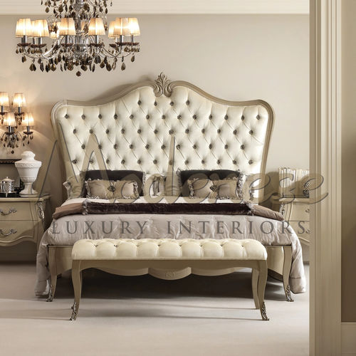 King size bed - 21211 - Modenese Luxury Interiors - contemporary / upholstered / with tufted headboard
