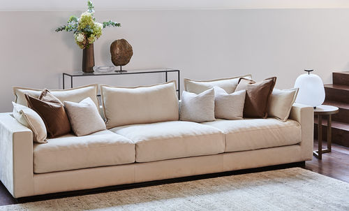 Modular sofa - BASILE - Duvivier - contemporary / fabric / leather
